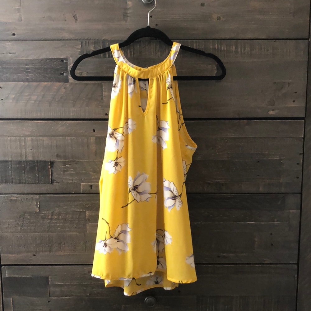 Yellow Paper Moon Blouse